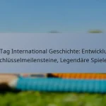 Ein Tag International Geschichte: Entwicklung, Schlüsselmeilensteine, Legendäre Spieler