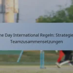 One Day International Regeln: Strategien, Teamzusammensetzungen