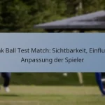 Pink Ball Test Match: Sichtbarkeit, Einfluss, Anpassung der Spieler