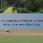 T20-Geschichte: Entwicklung, wichtige Meilensteine, legendäre Spieler