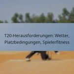 T20-Herausforderungen: Wetter, Platzbedingungen, Spielerfitness