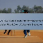 T20-Rivalitäten: Berühmte Wettkämpfe, Spieler-Rivalitäten, Kulturelle Bedeutung