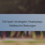 T20-Spiel: Strategien, Powerplays, Feldbeschränkungen