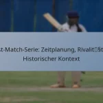 Test-Match-Serie: Zeitplanung, Rivalitäten, Historischer Kontext